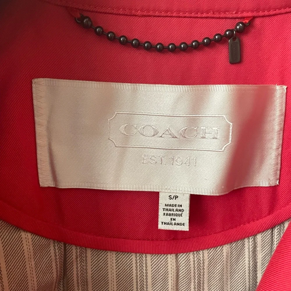 Coach Solid Short Trench - Picture 7 of 8